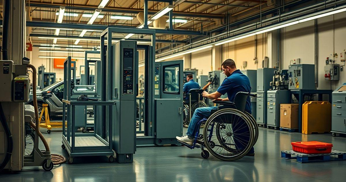 Fábrica de elevador cadeirante garante acessibilidade e conforto a todos Fábrica de elevador cadeirante garante acessibilidade e conforto a todos