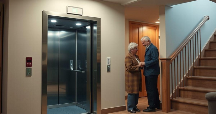 Elevador acessibilidade residencial para conforto e segurança em casa